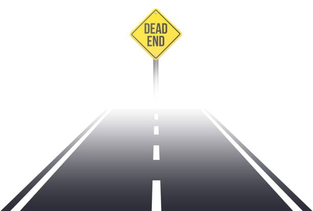 end of the road